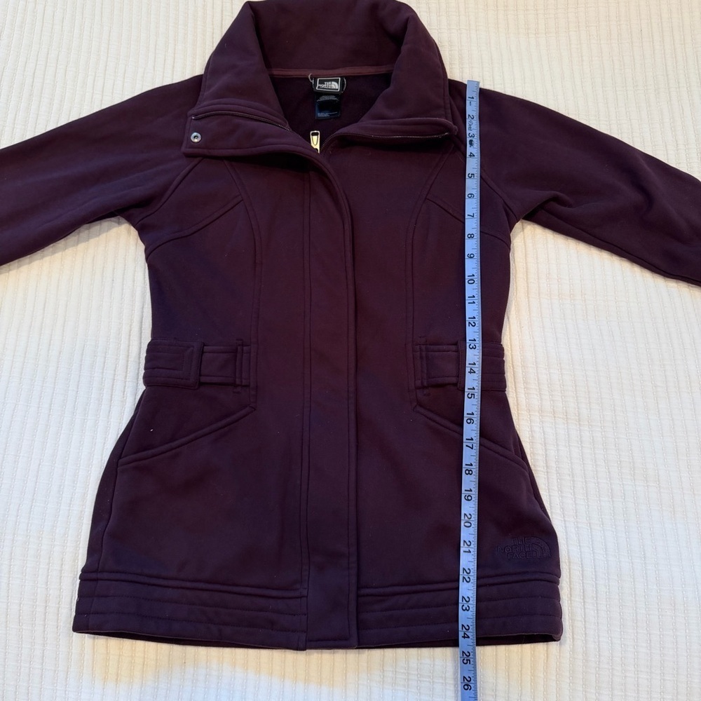 The North Face Avery Purple Plum Women's Full Zip Fleece Long Sleeve Jacket XS - Picture 10 of 10